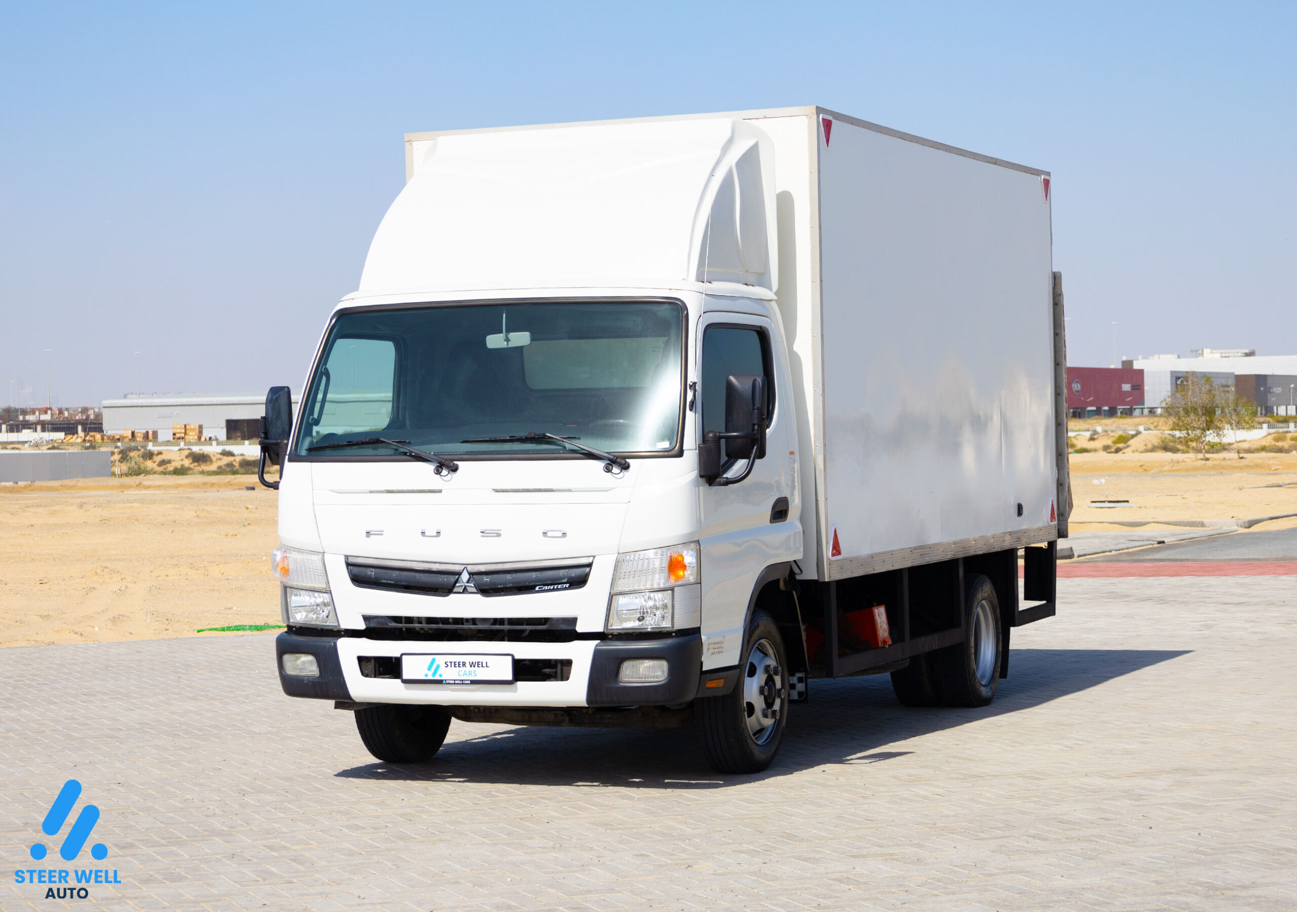 2022 Mitsubishi Fuso Closed Box with Tail Lift – White