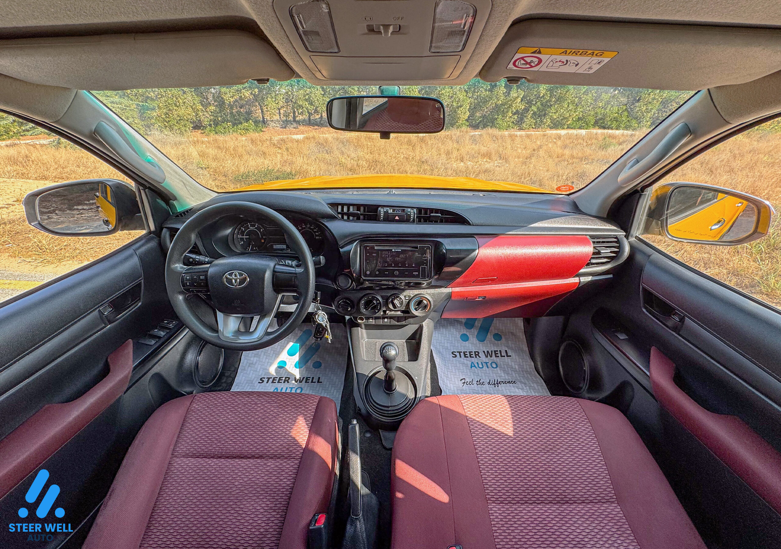 2020 Toyota Hilux DLX Pick Up- Yellow –