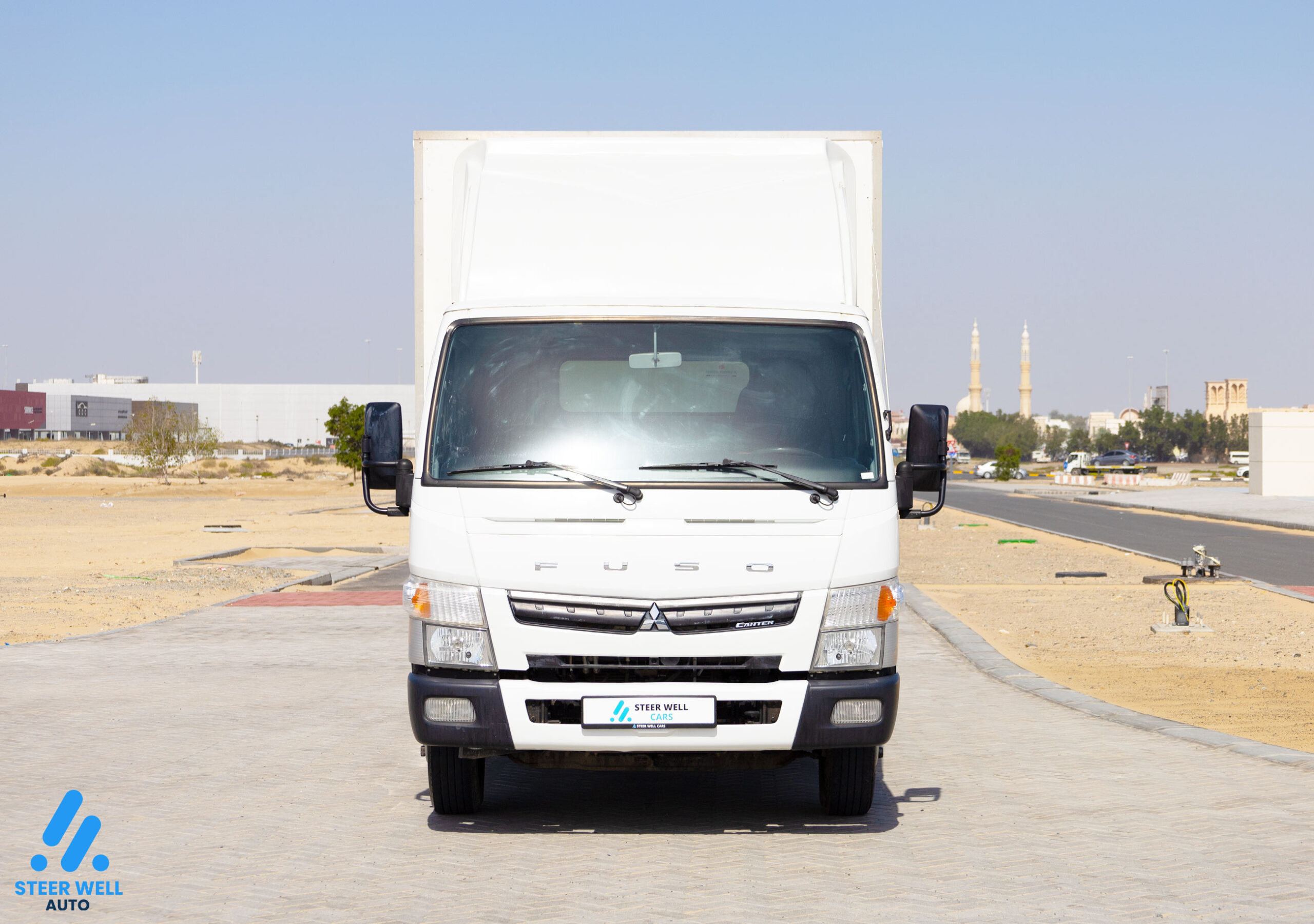 2022 Mitsubishi Fuso Closed Box with Tail Lift – White