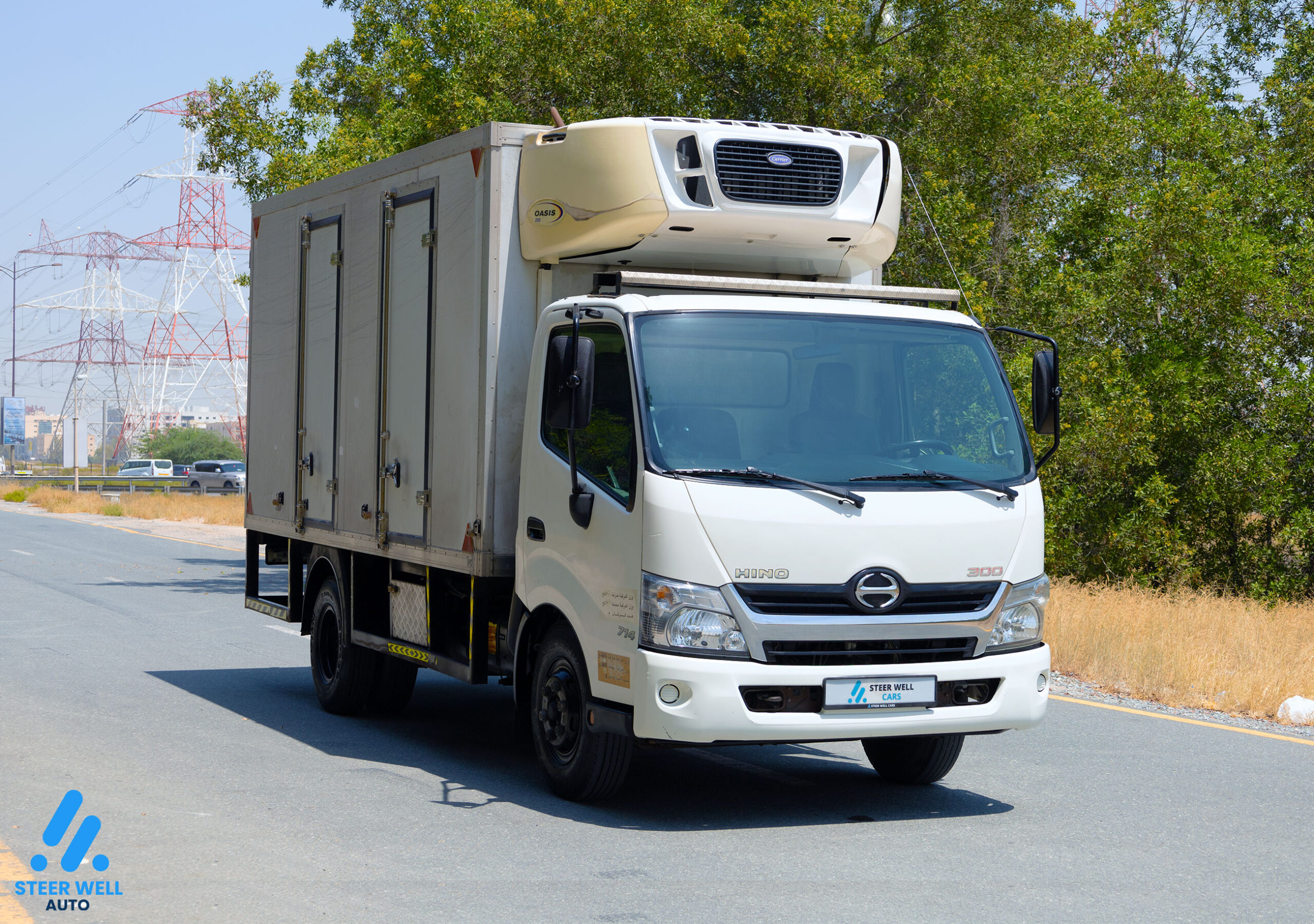 2017 Hino 300 714 Freezer Box -White