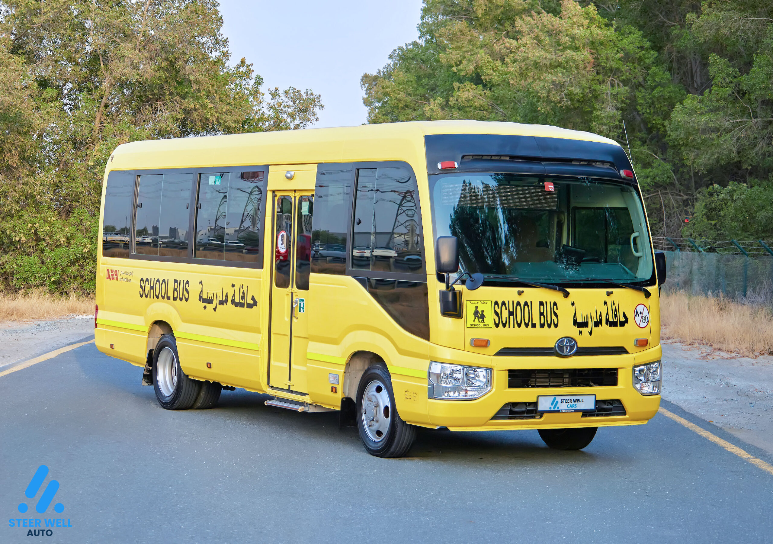 2020 Toyota Coaster 23 Seater – Yellow