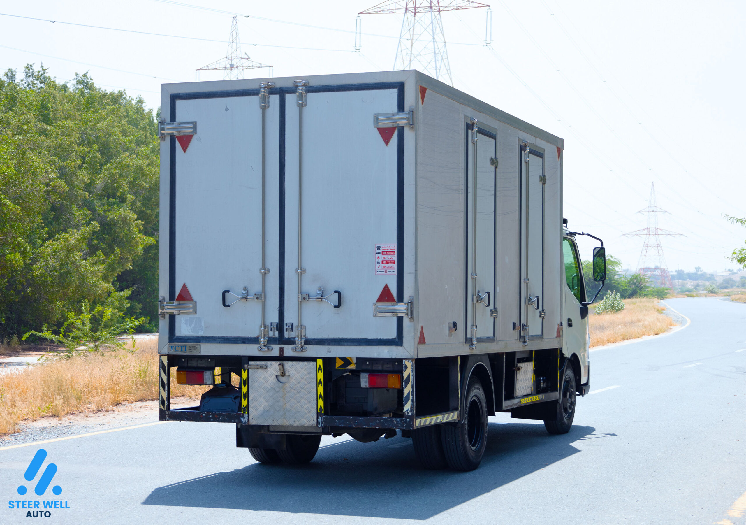 2017 Hino 300 714 Freezer Box -White