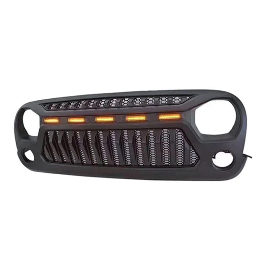 Prima Shark Style Front Grille With LED For Wrangler JL 2007-2017