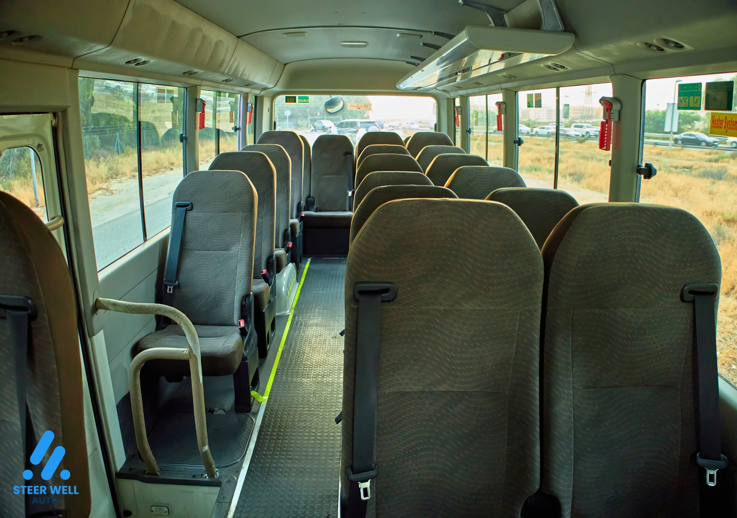 2020 Toyota Coaster 23 Seater – Yellow